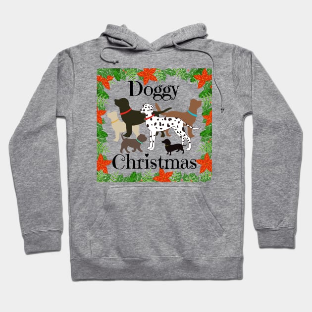 Doggy Christmas Hoodie by designInk